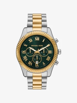 Zegarek Lexington z dużą kopertą w dwóch odcieniach Michael Kors DWA KOLORY (Srebrny)