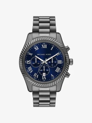 Zegarek Lexington z dużą kopertą w kolorze brązowym Michael Kors