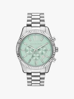 Zegarek Lexington z dużą kopertą w srebrnym kolorze Michael Kors