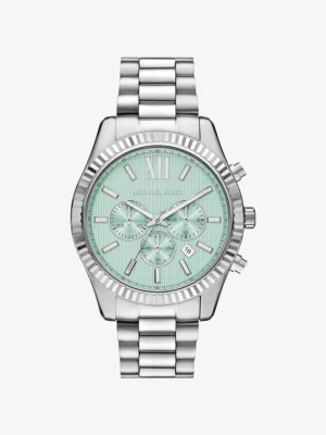 Zegarek Lexington z dużą kopertą w srebrnym kolorze Michael Kors