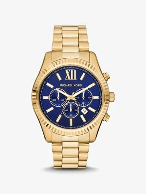 Zegarek Lexington z dużą kopertą w złotym kolorze Michael Kors