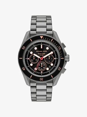 Zegarek Maritime z dużą kopertą w kolorze grafitowym Michael Kors