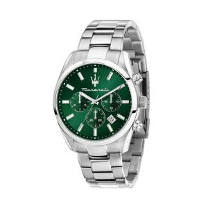 Zegarek Maserati Attrazione Chronograph R8853151011 Srebrny