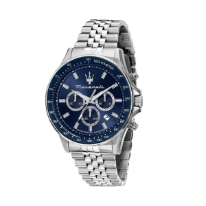 Zegarek Maserati Sfida Chronograph R8873640025 Srebrny