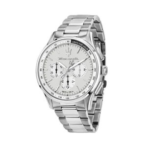 Zegarek Maserati Sorpasso Chronograph R8873624013 Srebrny