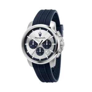Zegarek Maserati Successo Chronograph R8871621042 Srebrny