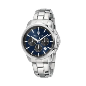 Zegarek Maserati Successo Chronograph R8873621051 Srebrny