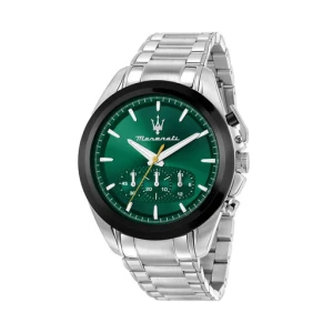 Zegarek Maserati Traguardo Chronograph R8873612065 Srebrny