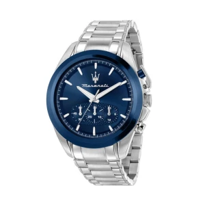 Zegarek Maserati Traguardo Chronograph R8873612067 Srebrny