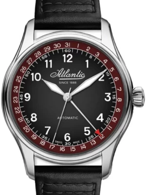 Zegarek Męski ATLANTIC Automatic Classic Sapphire Worldmaster 52782.41.93