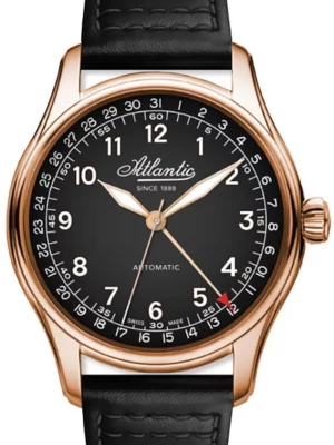 Zegarek Męski ATLANTIC Automatic Classic Sapphire Worldmaster 52782.44.63