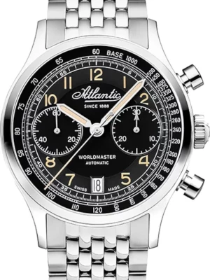 Zegarek Męski ATLANTIC Bicompax Worldmaster 52857.41.63