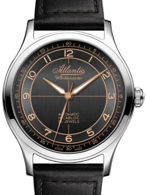 Zegarek Męski ATLANTIC Worldmaster Incabloc 53780.41.43R