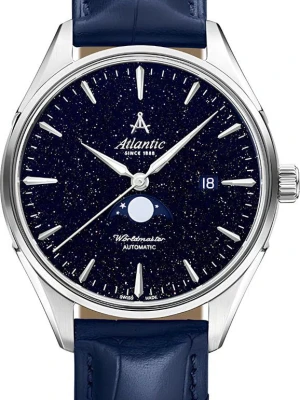 Zegarek Męski ATLANTIC Worldmaster Moonphase Automatic
