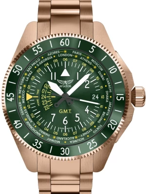 Zegarek Męski AVIATOR Airacobra GMT V.1.37.2.309.5