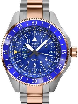 Zegarek Męski AVIATOR Airacobra GMT V.1.37.3.308.5