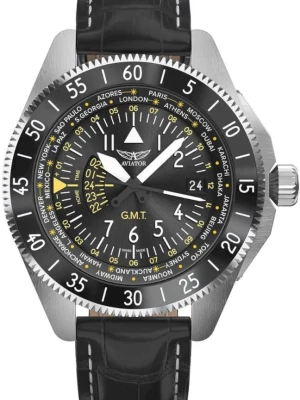 Zegarek Męski AVIATOR Aircobra GMT V.1.37.0.307.4