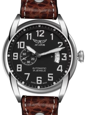 Zegarek Męski AVIATOR Automatic Limited Edition Classic Pilot Sapphire Bristol V.3.18.0.160.4