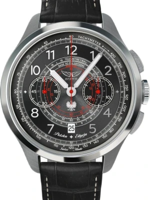 Zegarek Męski AVIATOR Heritage Chronograph Trimeter Polish Limited Edition