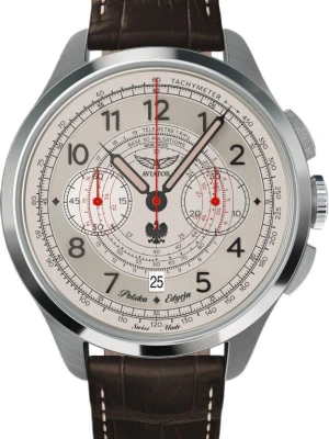 Zegarek Męski AVIATOR Heritage Chronograph Trimeter Polish Limited Edition