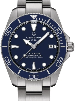 Zegarek Męski CERTINA Diver 40,5Mm Powermatic 80 DS Action C048.407.44.041.00
