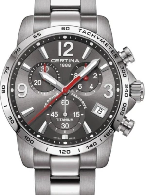 Zegarek Męski CERTINA DS Podium Chrono Precidrive Titanium