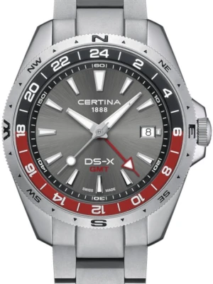 Zegarek Męski CERTINA Gmt DS-X C047.452.11.081.01