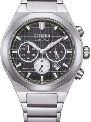 Zegarek Męski CITIZEN Super Titanium Chronograph Zenshin CA4690-51E