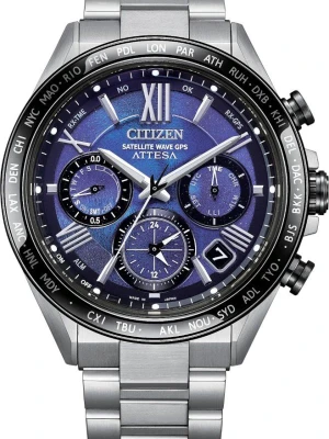 Zegarek Męski CITIZEN Satellite Wave Gps Super Titanium Unite With Blue Limited Edition