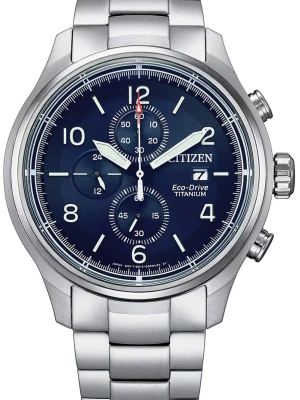 W.KRUK ZEGAREK CITIZEN ECO-DRIVE SUPER TITANIUM CHRONOGRAPH