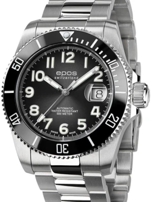 Zegarek Męski EPOS Sport 3504 Diver Titanium Automatic