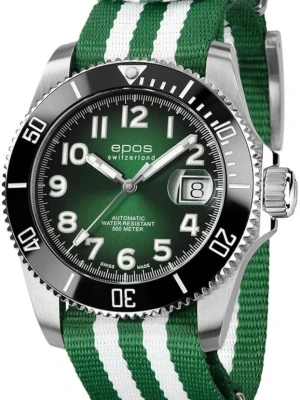 Zegarek Męski EPOS Sport 3504 Diver Titanium Automatic
