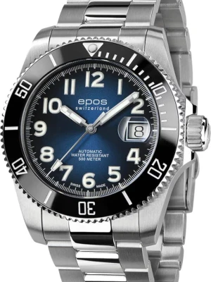 Zegarek Męski EPOS Sport 3504 Diver Titanium Automatic