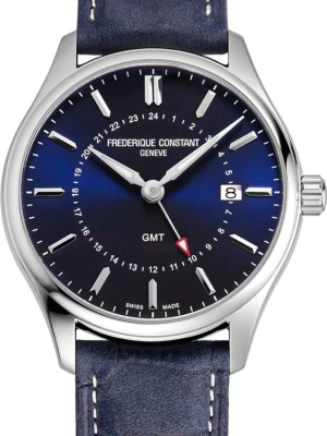 Zegarek Męski FREDERIQUE CONSTANT Classics Quartz Gmt