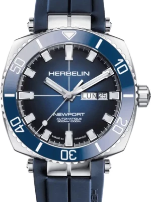 Zegarek Męski HERBELIN Diver Automatic Newport 1774BL15CB