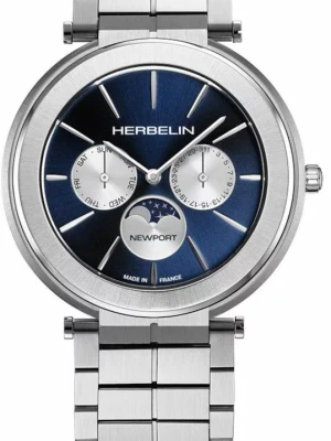 Zegarek Męski HERBELIN Newport Slim Moonphase