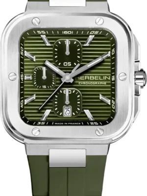 Zegarek Męski HERBELIN Square Chronograph Cap Camarat 35646A116CK