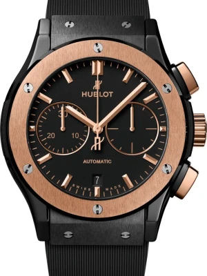 Zegarek Męski HUBLOT Classic Fusion Chronograph Ceramic King Gold