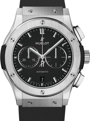 W.KRUK ZEGAREK HUBLOT CLASSIC FUSION CHRONOGRAPH TITANIUM