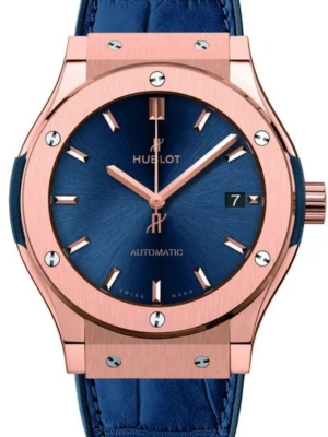 Zegarek Męski HUBLOT Classic Fusion King Gold Blue