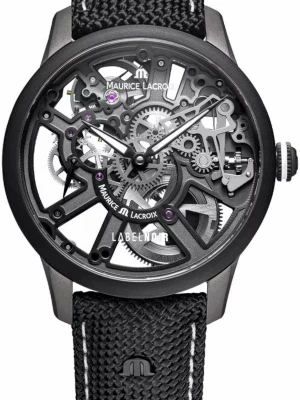 W.KRUK ZEGAREK MAURICE LACROIX MASTERPIECE SKELETON LABEL NOIR