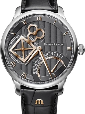 Zegarek Męski MAURICE LACROIX Masterpiece Square Wheel Retrogade