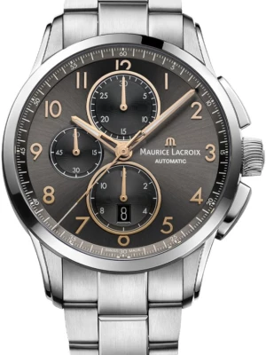 Zegarek Męski MAURICE LACROIX Pontos Chronograph PT6388-SS002-321-1