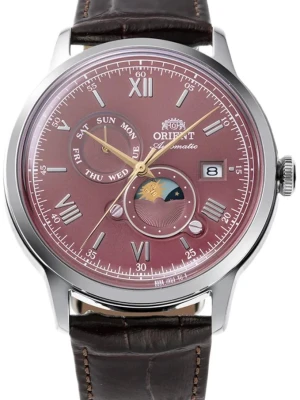 Zegarek Męski ORIENT Automatic Sun&Moon Bambino RA-AK0807R30B