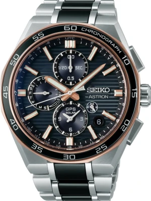 Zegarek Męski SEIKO Gps Solar Dual Time Chronograph Astron SSH180J1