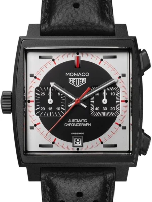 Zegarek Męski TAG HEUER Chronograph Stopwatch Limited Edition Monaco CAW218F.FC6356