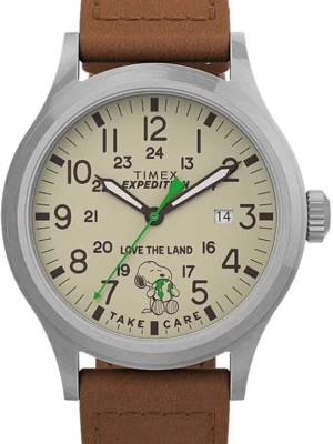 W.KRUK ZEGAREK TIMEX Expedition Scout x Peanuts Take Care