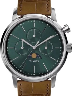 Zegarek Męski TIMEX Quartz Moon Phase Marlin TW2W51000