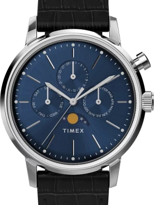 Zegarek Męski TIMEX Quartz Moon Phase Marlin TW2W51200