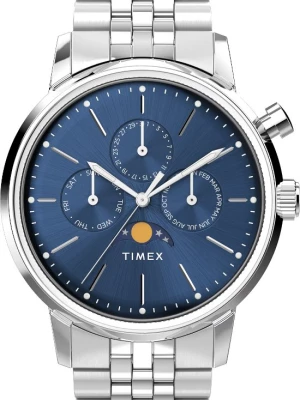 Zegarek Męski TIMEX Quartz Moon Phase Marlin TW2W51300